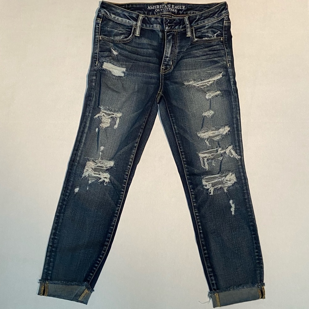 Mid-Rise American Eagle Jegging Crop